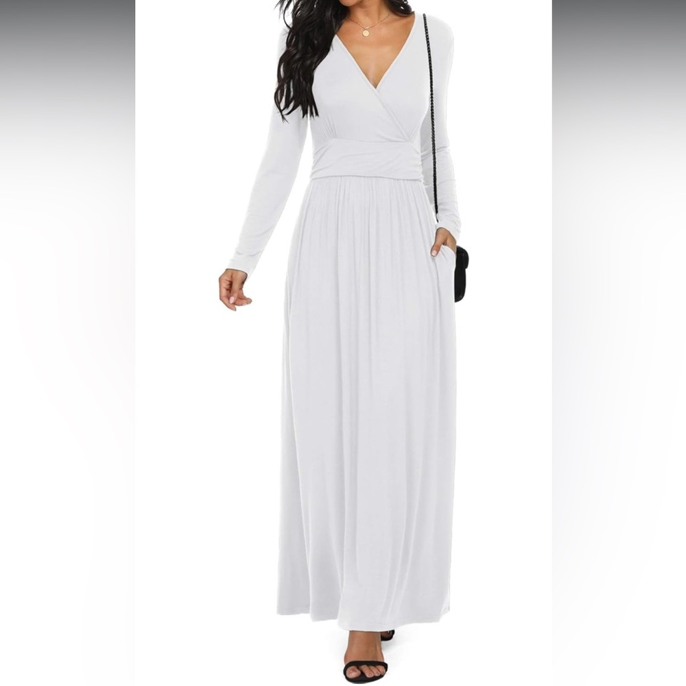 Elegant White Maxi Dress